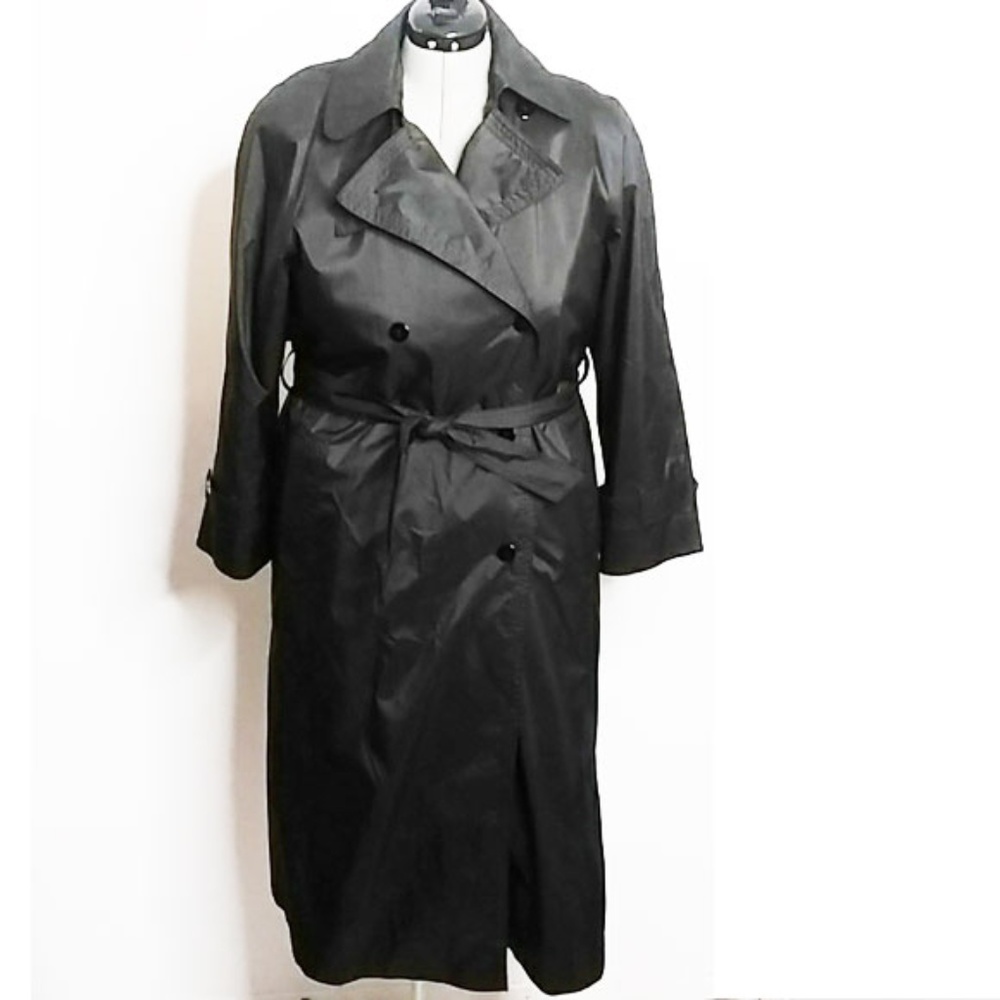 Women's Brem Fully-lined, Long Trench Coat Size 14